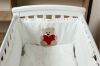 Imagine Lenjerie brodata Ursuletul Teddy, KidsDecor, cu 4 piese, din bumbac