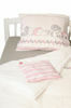 Poza cu Lenjerie pat copii Odette Pink 110x125/40x60 cm