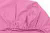 Poza cu Cearceaf roz, KidsDecor, cu elastic, pat tineret 120x200 cm