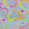 Imagine Caciula copii Heart Color, cu bordura, in strat dublu, din bumbac