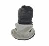 Imagine Set caciula cu guler Fleece Gray