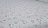 Poza cu Set cearceafuri "Pink Ducks" patut copii 70x140 cm, cu elastic, din bumbac