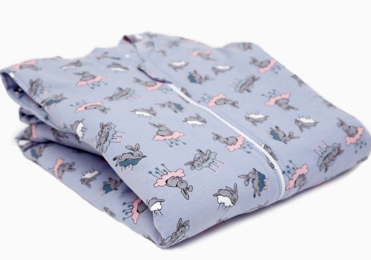 Imagine Sac de dormit cu picioruse, Bunny Blue
