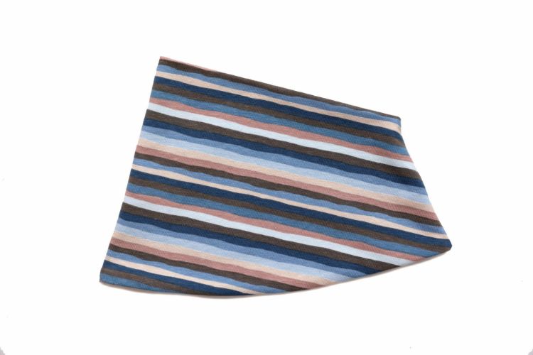 Imagine Guler copii Blue stripes, in strat dublu, marime universala