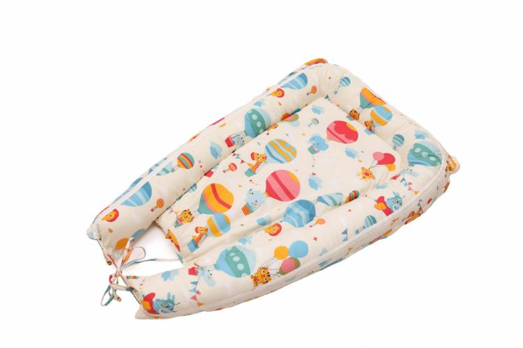 Imagine Baby Nest Balonase - culcus bebelus pentru dormit, reversibil, multifunctional 100 x 60cm