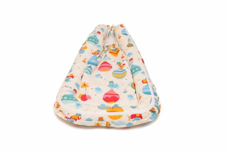 Imagine Baby Nest Balonase - culcus bebelus pentru dormit, reversibil, multifunctional 100 x 60cm