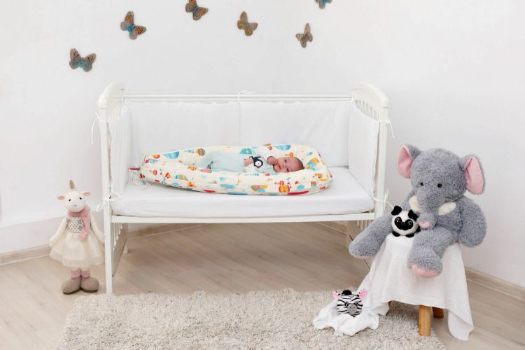 Imagine Baby Nest Balonase - culcus bebelus pentru dormit, reversibil, multifunctional 100 x 60cm