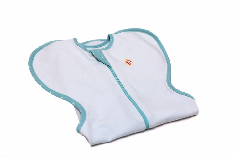 Imagine Sac de dormit nou-nascut Swaddle First Sleep Coral Blue, tog 0.5