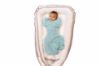 Imagine Set 2 saci de dormit nou-nascut Swaddle First Sleep Calm Star & Coral Blue, tog 0.5