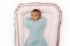 Imagine Set 2 saci de dormit nou-nascut Swaddle First Sleep Calm Star & Coral Blue, tog 0.5
