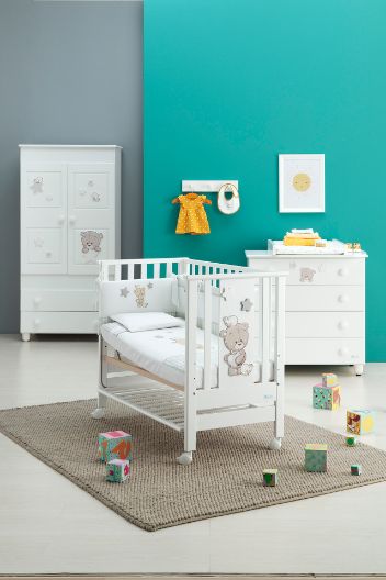 Imagine Patut atasabil co-sleeping BContact Love ME Azzurra Design