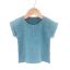 Imagine Tricou cu capse de vara pentru copii, din muselina, Cold Ice