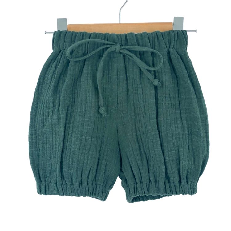 Imagine Pantaloni bufanti de vara pentru copii, din muselina, Curious Explorer