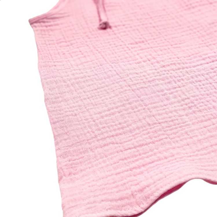 Imagine Top cu snur pentru copii, din muselina, Magic Pink