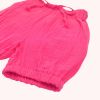 Imagine Pantaloni bufanti de vara pentru copii din muselina,  Pink Pop