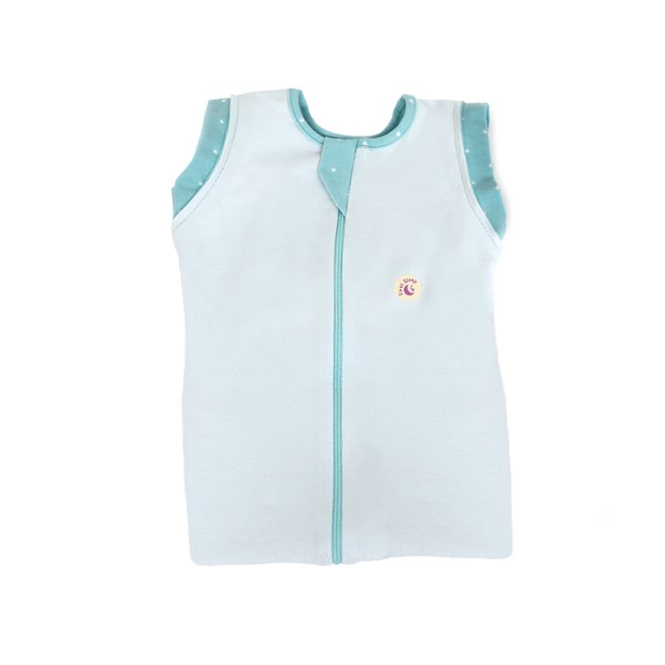 Imagine Sac de dormit Swaddle First Sleep Coral Blue, faza 2, pentru bebelusi 3-6 luni, tog 0.5