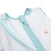 Imagine Sac de dormit Swaddle First Sleep Coral Blue, faza 2, pentru bebelusi 3-6 luni, tog 0.5