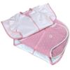 Imagine Set 3 saci de dormit  Swaddle First Sleep Sweet Star & Sweet Light Faza 1, 60 cm, 1 tog & Blush Pink Faza 2, 74 cm, 0.5 tog