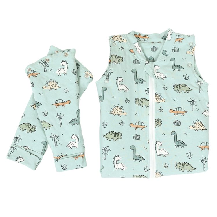 Imagine Sac de dormit cu picioruse si maneci, Dino Adventure